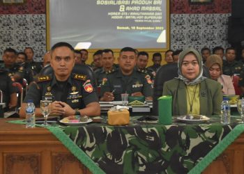 Kodim Demak Ikut Sosialisasi Produk BRI dan Akad Massal Korem 073 Makutarama