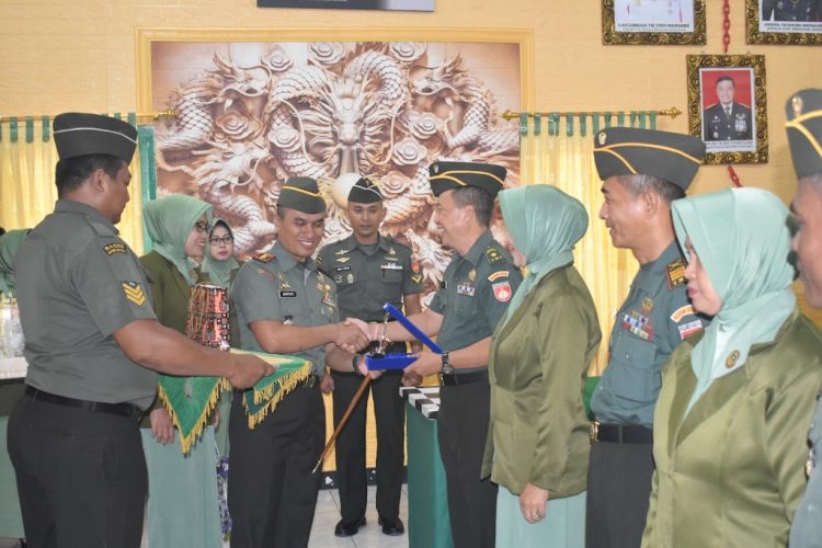 Kodim 0716 Demak Gelar Korp Rapot Penyerahan Jabatan dan Pelepasan Kasdim Mayor Inf Supriyono