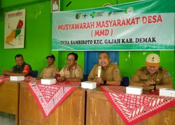 Dukung Program Kesehatan, Babinsa Hadiri Rapat MMD