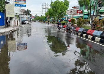 Banjir di Demak Kota Mulai Surut