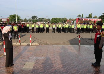 Bupati Demak Pimpin Apel Pengamanan Malam Takbir