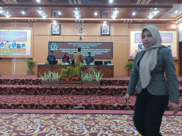 DPRD Demak Gelar Rapat Paripurna Pandangan Umum Fraksi-Fraksi