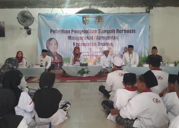 Puluhan Santri Ikuti Pelatihan Pengelolaan Sampah Berbasis Masyarakat