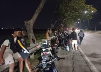 Belasan Motor Pelaku Balap Liar Diamankan Polres Demak 
