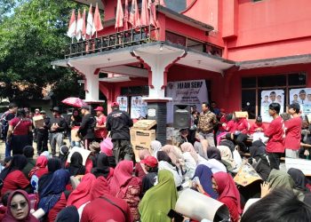 Jelang Hari Tenang, DPC PDIP Demak Gelar Jalan Sehat Perkasa
