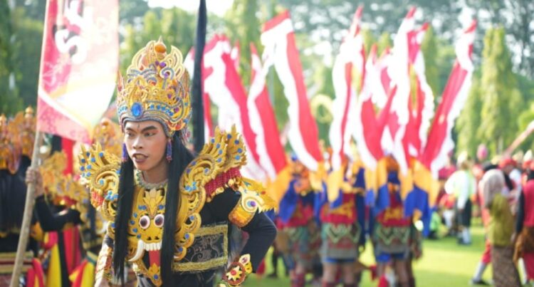 Kemegahan Iring-Iringan Prajurit Patang Puluhan Meriahkan Grebeg Besar di Demak