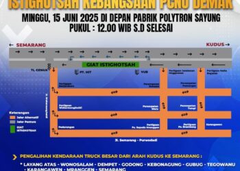 Pengalihan Arus Lalu Lintas di Sayung, Demak Terkait Istighosah Kebangsaan PCNU