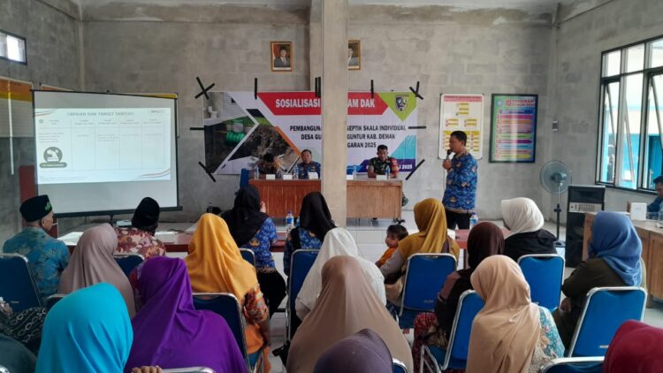 Tingkatkan Sanitasi Lingkungan, Desa Guntur Sosialisasikan Program DAK Pembangunan Tangki Septik 2025