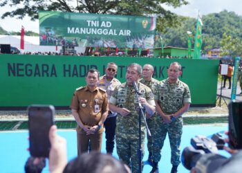 Kasad Resmikan Pompa Hidram di Banyumas untuk Perkuat Swasembada Pangan Nasional