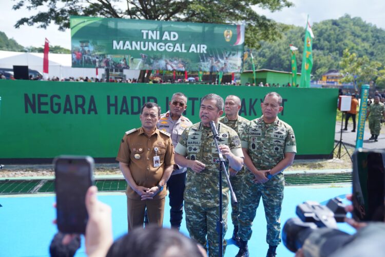 Kasad Resmikan Pompa Hidram di Banyumas untuk Perkuat Swasembada Pangan Nasional