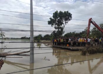 Jalan Purwodadi–Semarang Putus Diterjang Banjir, Tanggul Sungai Tuntang di Kebonagung Jebol
