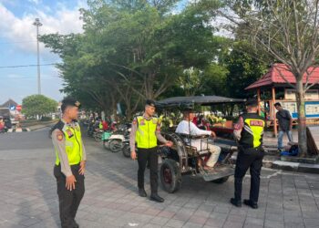 Polres Demak Siagakan Ratusan Personel Amankan Obyek Wisata dan Pusat Keramaian saat Libur Lebaran