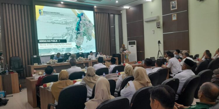 Revisi RTRW Demak 20 Tahun ke Depan Dibahas, Penanganan Rob dan Giant Sea Wall Jadi Sorotan