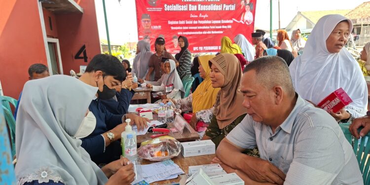 PDIP Demak Gelar Pendidikan Politik dan Bhakti Sosial, Hadirkan Dapur Marhaen serta Layanan Kesehatan Gratis
