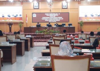 DPRD Demak Gelar Paripurna Pandangan Umum Fraksi terhadap Raperda Penanganan Konflik Sosial