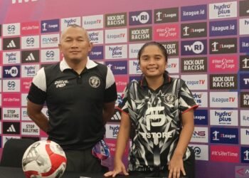 konferensi pers laga pembuka kompetisi liga putri Indonesia