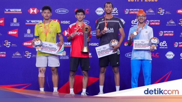 Tim bulu tangkis Indonesia di BWF World Junior Championships 2026 Kairo